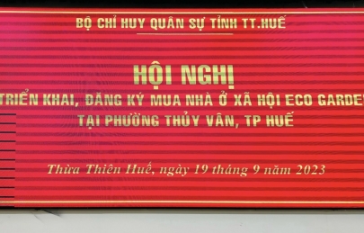  Cotana Capital làm việc với Bộ chỉ huy Quân sự tỉnh Thừa Thiên Huế về Nhà ở xã hội